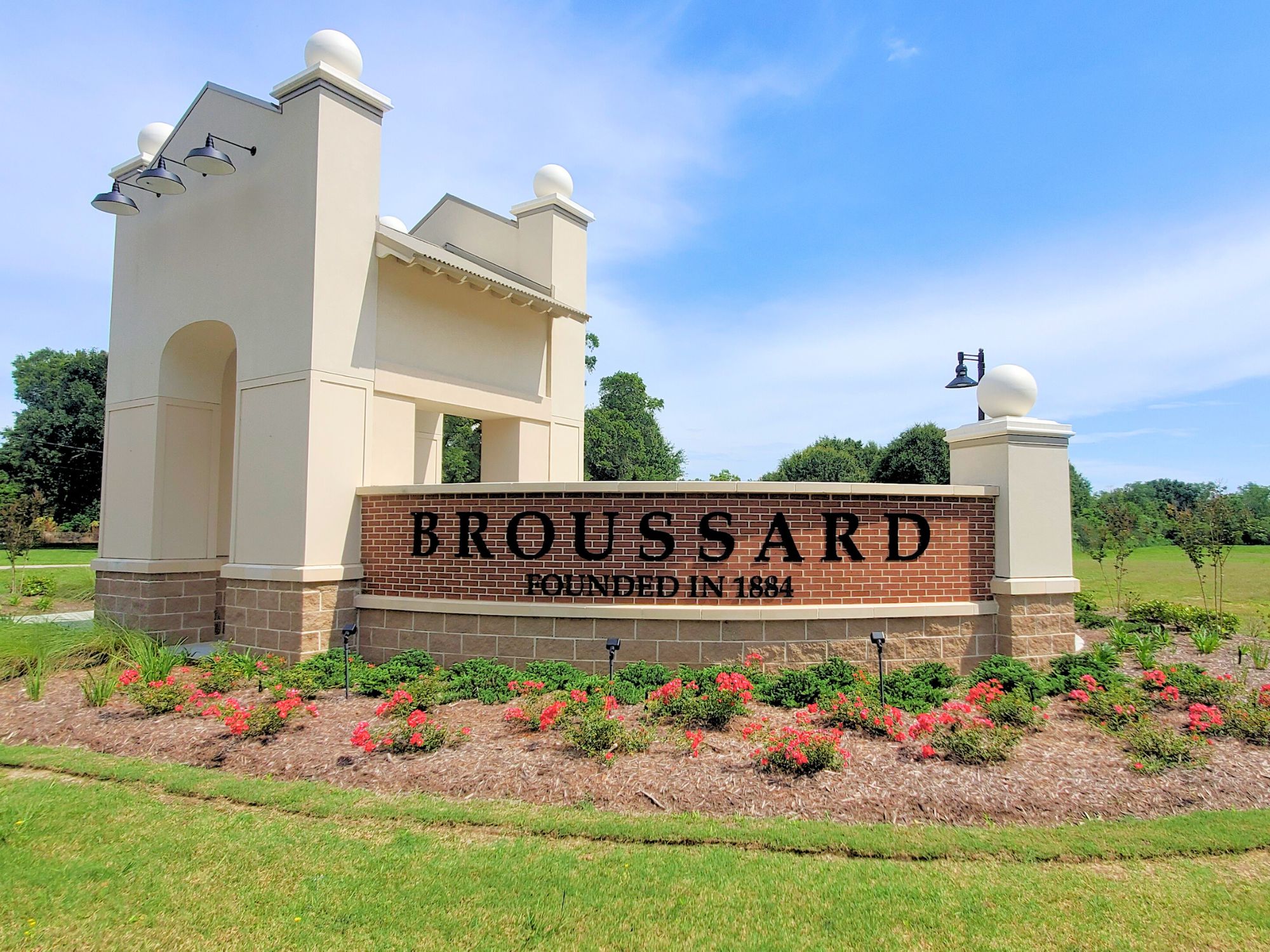 Broussard City Sign - Founded in 1906